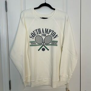 Anthropologie Retro Brand Sweatshirt NWT